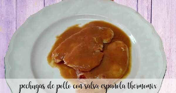 Turkey breasts in Spanish sauce with Thermomix