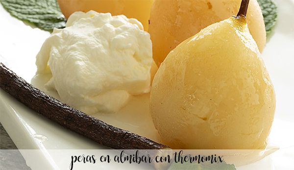 Pears in syrup Thermomix