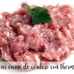 mince lamb with thermomix