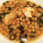Chickpea stew with cod in the Thermomix
