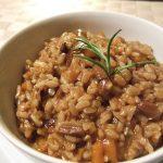 mushroom risotto with thermomix