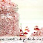 aromatic bath salts of rose petals thermomix