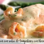 salmon with prawn sauce with thermomix