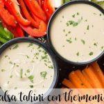 tahini sauce in the Thermomix