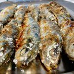 Sardines in salt in the Thermomix