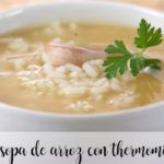 Rice soup with thermomix