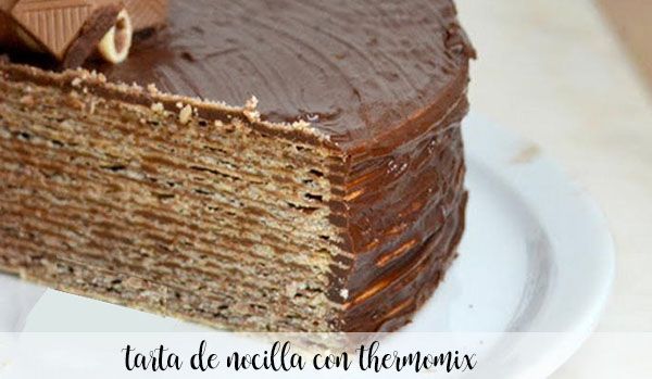 nocilla cake with thermomix