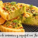 Romanescu and roquefort cake with Thermomix