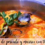 Fish and seafood zarzuela with Thermomix
