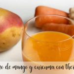 Turmeric and mango juice with Thermomix