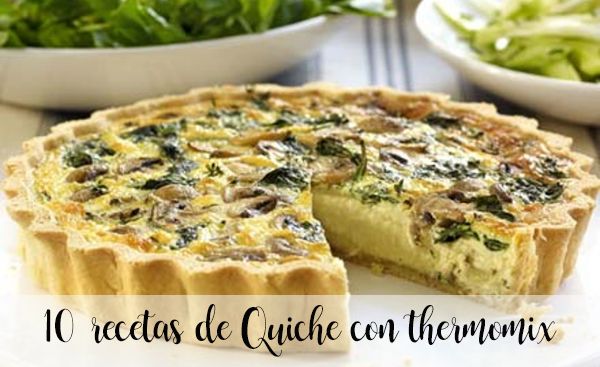 10 quiche recipes with thermomix