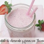 Strawberry cheesecake shake with Thermomix