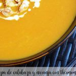 Pumpkin and orange soup with thermomix