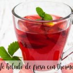 Strawberry iced tea with thermomix