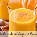 Pumpkin detox shake with thermomix