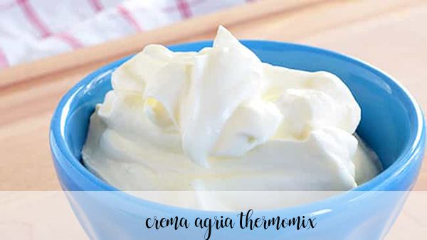 Sour cream with thermomix