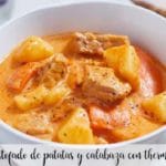 Potato and pumpkin stew with Thermomix
