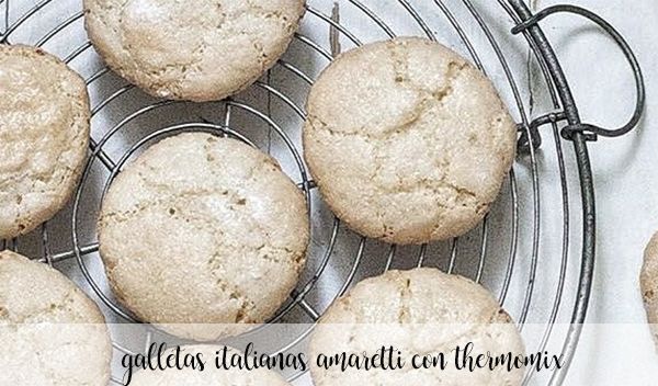 Italian amaretti cookies with Thermomix