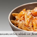 Macaroni with loin marinated with Thermomix