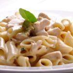 Macaroni and cream with thermomix