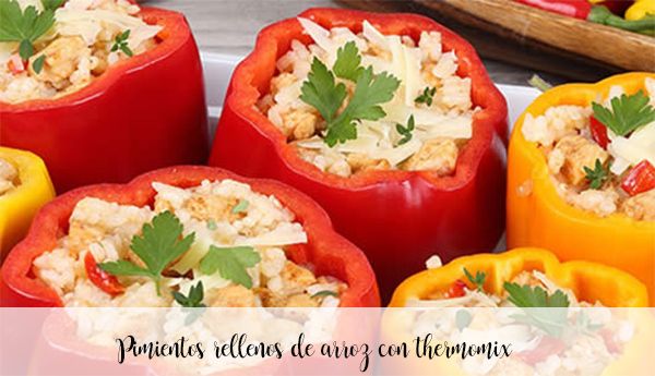 Rice stuffed peppers with thermomix
