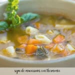 Macaroni soup with Thermomix