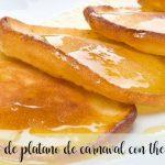 Carnival banana pancakes with thermomix