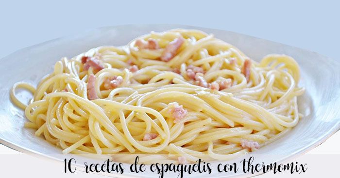 25 spaghetti recipes with thermomix