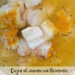 Cazon al varoma with thermomix