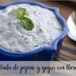 Cucumber and yogurt salad with Thermomix