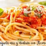 Sea and mountain spaghetti with Thermomix