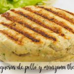 Thermomix chicken and apple burger