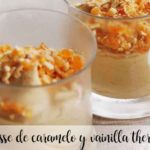 Caramel and vanilla mousse with Thermomix