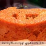 Crab and piquillo stick cake with thermomix