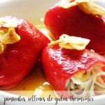 Piquillo peppers stuffed with eels with Thermomix