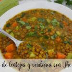 Lentil and vegetable soup with Thermomix