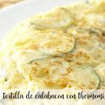 Zucchini omelette with Thermomix
