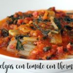 Swiss chard with tomato with Thermomix