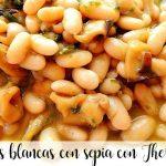 White beans with cuttlefish with Thermomix