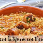Rice with sausage with Thermomix