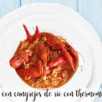 Rice with river crabs with thermomix