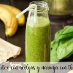 detox shake with chard and orange with thermomix