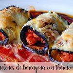 Aubergine cannelloni with thermomix