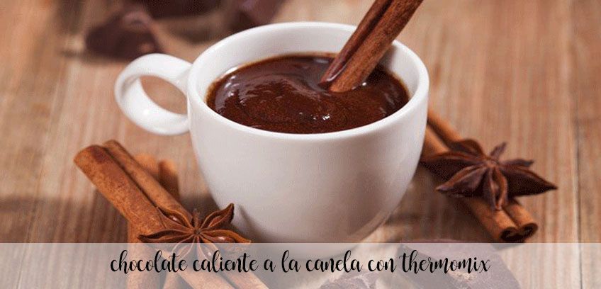 Cinnamon hot chocolate with Thermomix
