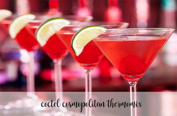 cosmopolitan cocktail with thermomix