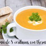 Eight vegetable cream with thermomix