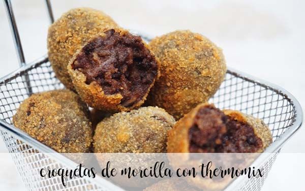Black pudding croquettes with Thermomix