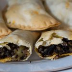 Black pudding and pear dumplings with Thermomix