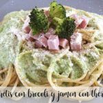 Spaghetti With Broccoli and Ham With Thermomix