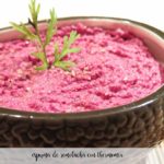 Beet foam with Thermomix